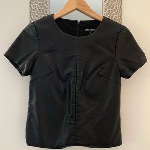 Pleather Top by Express